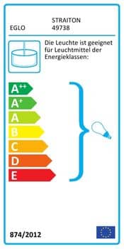 Eglo 49738 Straiton Pendelleuchte E27 kupfer