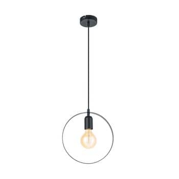Eglo 49784 Bedington Hängeleuchte E27 schwarz