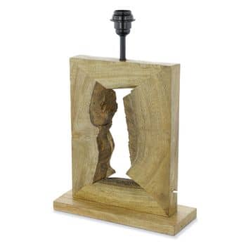 Eglo 49835 Ribadeo Tischleuchte Holz E27 braun