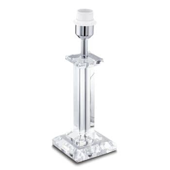 Eglo 49855 Glasbury Tischleuchte E27 chrom klar