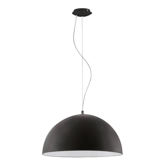 Eglo 61314 GAETANO LED Pendelleuchte 24W Ø530mm Schwarz Weiss Warmweiss