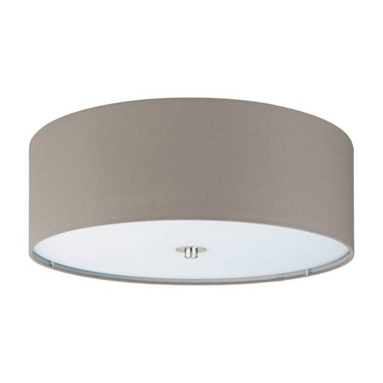Eglo 61397 PASTERI PRO E27 Schirm Ø475mm Weiss Taupe
