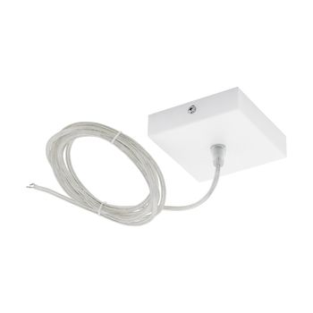 Eglo 61489 Baldachin mit Kabel Stahl Weiss