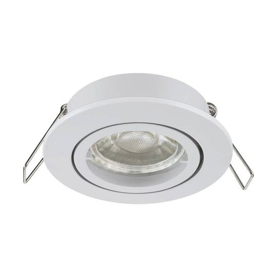 Eglo 61513 TEDO PRO GU10 Einbauspot Downlight Ø82mm Weiss