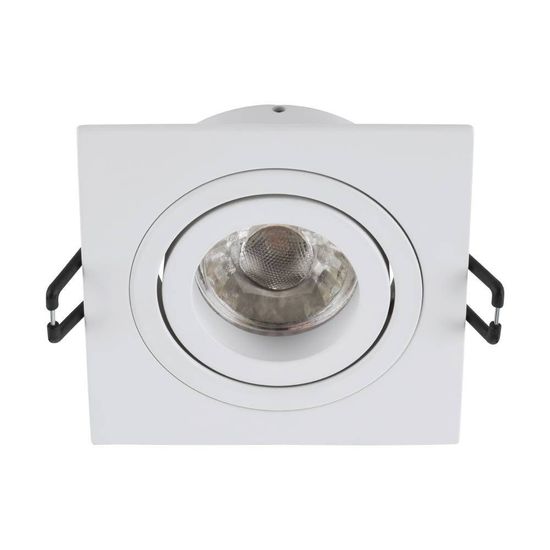 Eglo 61527 TERNI PRO GU10 Einbauspot Downlight 92x92mm Weiss