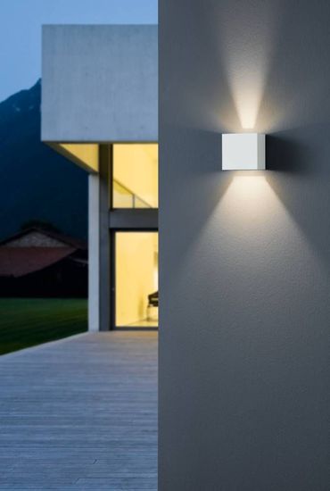 Eglo 61921 CALPINO PRO LED Außen-Wandleuchte 2x3,3W Weiss Warmweiss IP54