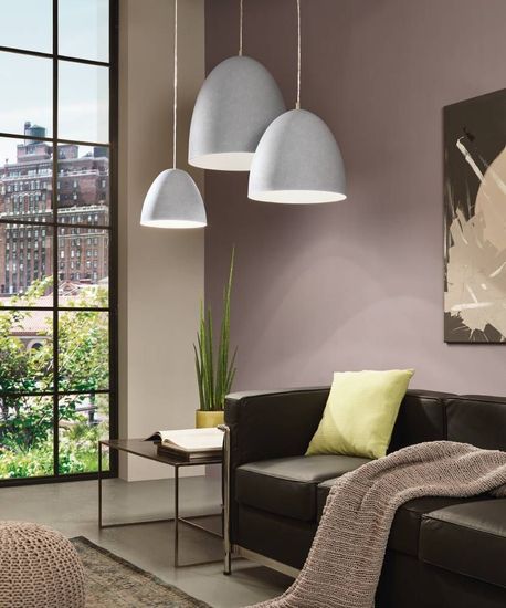 Eglo 62081 SARABIA PRO E27 Pendelleuchte Ø160mm Weiss