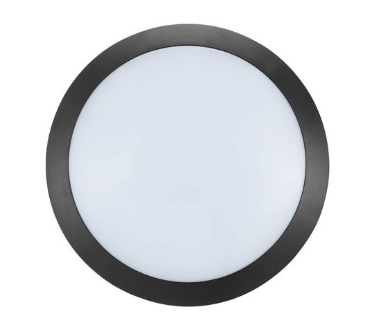 Eglo 62223 BELLARIA LED Außen-Wandleuchte 10,8W Ø300mm Schwarz Weiss Neutralweiss IP66