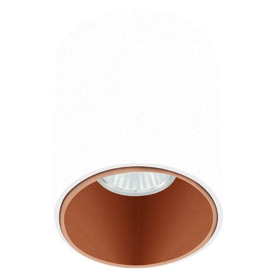 Eglo 62254 POLASSO PRO GU10 Anbauspots+Anbauleuchten Ø100mm Weiss, Kupfer