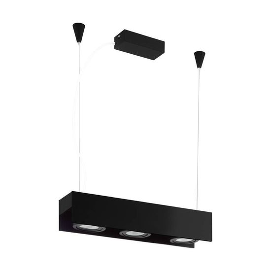 Eglo 62944 VIDAGO PRO LED Hängeleuchte 3x9W 670x130mm Schwarz Warmweiss Dimmbar