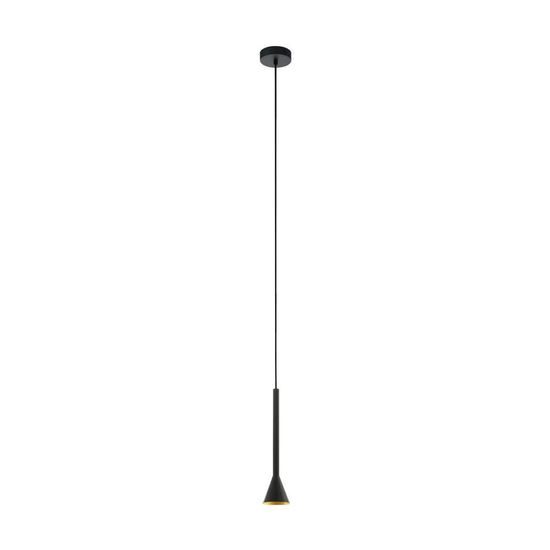 Eglo 62981 CANALELLO GU10 Pendelleuchte Ø85mm Schwarz, Gold