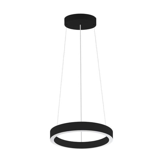 Eglo 63049 PASTRENGO 1 LED Pendelleuchte 2x30W Ø500mm Schwarz Weiss Warmweiss Dimmbar