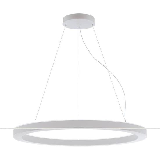 Eglo 63062 PASTRENGO 1 LED Pendelleuchte 2x75W Ø1100mm Silber Weiss Warmweiss Dimmbar