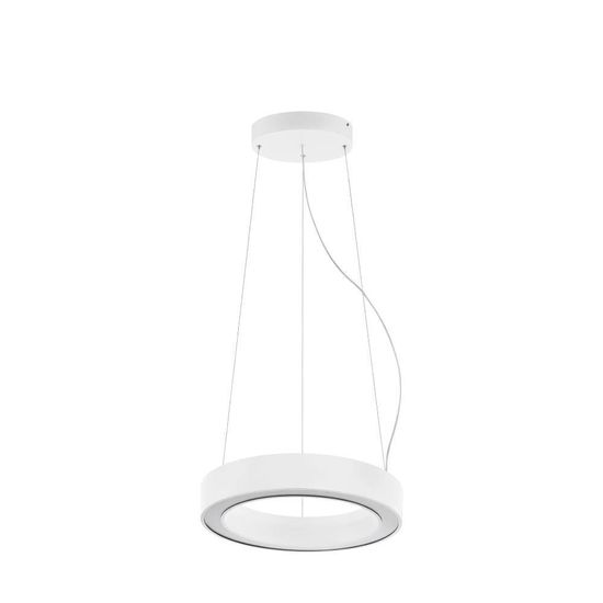 Eglo 63067 PASTRENGO 2 LED Pendelleuchte 30W Ø500mm Weiss Warmweiss Dimmbar