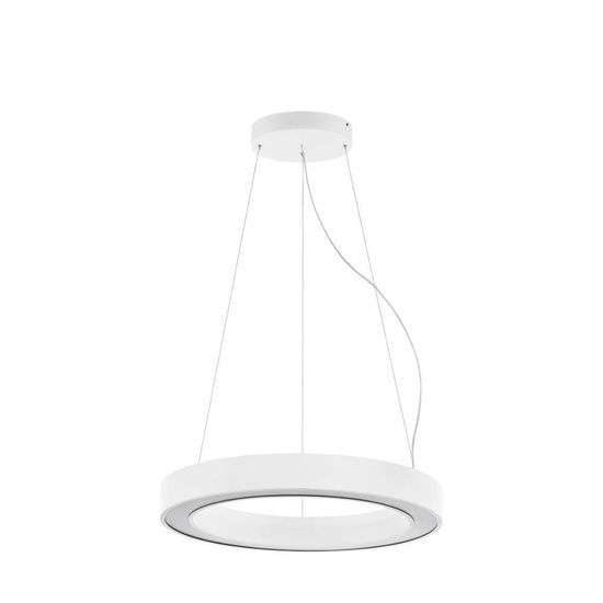 Eglo 63068 PASTRENGO 2 LED Pendelleuchte 45W Ø700mm Weiss Warmweiss Dimmbar