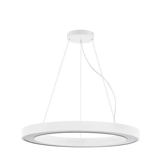 Eglo 63075 PASTRENGO 2 LED Pendelleuchte 75W Ø1100mm Weiss Neutralweiss Dimmbar