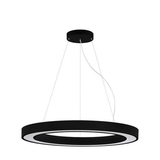 Eglo 63084 PASTRENGO 2 LED Pendelleuchte 75W Ø1100mm Schwarz Weiss Neutralweiss Dimmbar