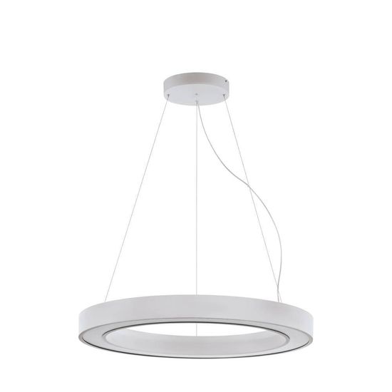 Eglo 63092 PASTRENGO 2 LED Pendelleuchte 60W Ø900mm Silber Weiss Neutralweiss Dimmbar