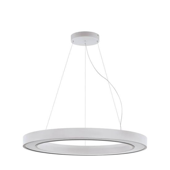 Eglo 63093 PASTRENGO 2 LED Pendelleuchte 75W Ø1100mm Silber Weiss Neutralweiss Dimmbar