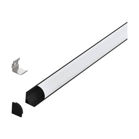 Eglo 63426 Außen-Eckschiene 3000x16mm Schwarz Weiss