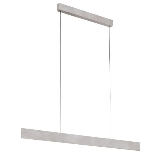 Eglo 64024 CLIMENE PRO LED Pendelleuchte 1180x15mm Alu-Gebürstet Weiss Warmweiss Dimmbar