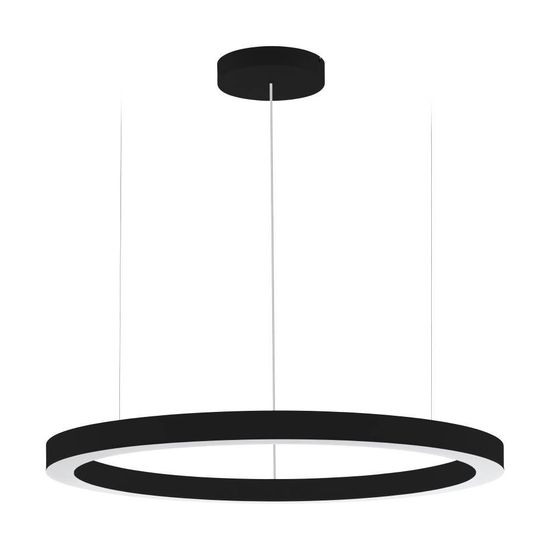 Eglo 64235 PASTRENGO 1 LED Pendelleuchte 2x75W Ø1100mm Schwarz Weiss Warmweiss Dimmbar