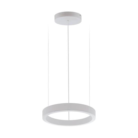 Eglo 64236 PASTRENGO 1 LED Pendelleuchte 2x30W Ø500mm Silber Weiss Warmweiss Dimmbar