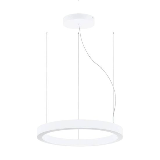 Eglo 64242 PASTRENGO 1 LED Pendelleuchte 2x45W Ø700mm Weiss Neutralweiss Dimmbar