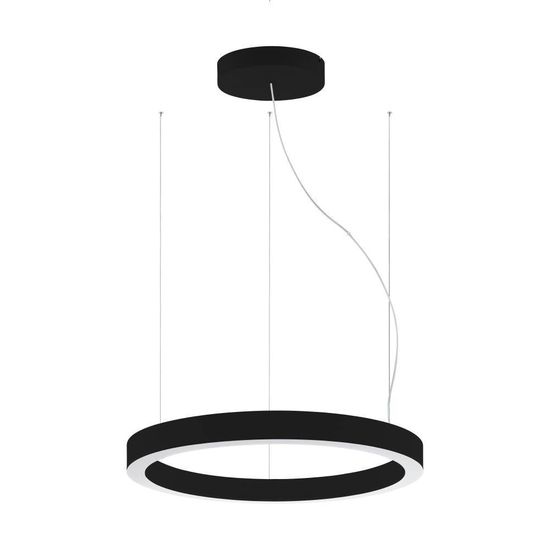 Eglo 64246 PASTRENGO 1 LED Pendelleuchte 2x45W Ø700mm Schwarz Weiss Neutralweiss Dimmbar