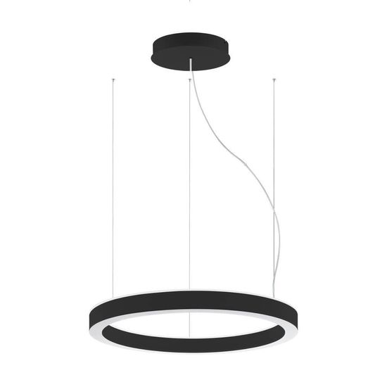 Eglo 64246 PASTRENGO 1 LED Pendelleuchte 2x45W Ø700mm Schwarz Weiss Neutralweiss Dimmbar