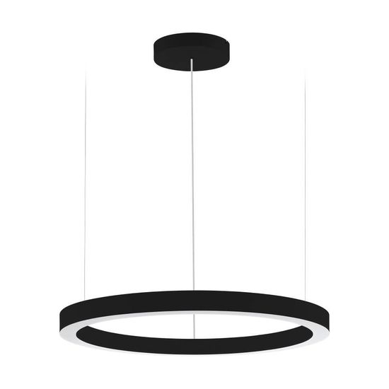 Eglo 64247 PASTRENGO 1 LED Pendelleuchte 2x60W Ø900mm Schwarz Weiss Neutralweiss Dimmbar