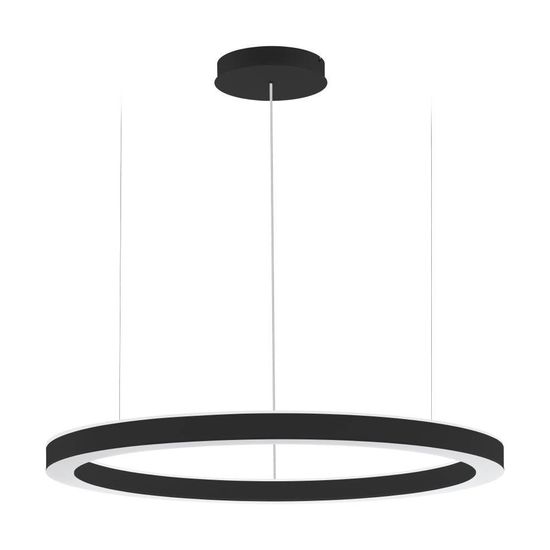 Eglo 64248 PASTRENGO 1 LED Pendelleuchte 2x75W Ø1100mm Schwarz Weiss Neutralweiss Dimmbar