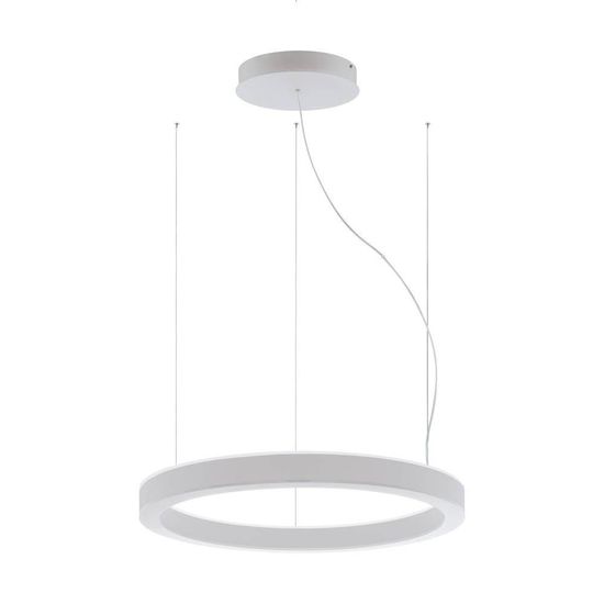 Eglo 64251 PASTRENGO 1 LED Pendelleuchte 2x45W Ø700mm Silber Weiss Neutralweiss Dimmbar