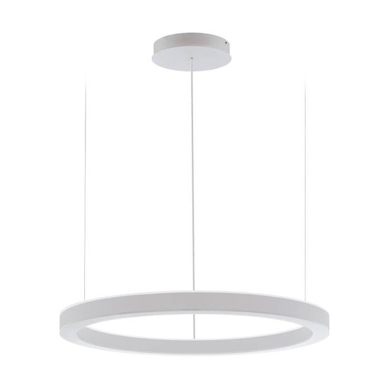 Eglo 64252 PASTRENGO 1 LED Pendelleuchte 2x60W Ø900mm Silber Weiss Neutralweiss Dimmbar