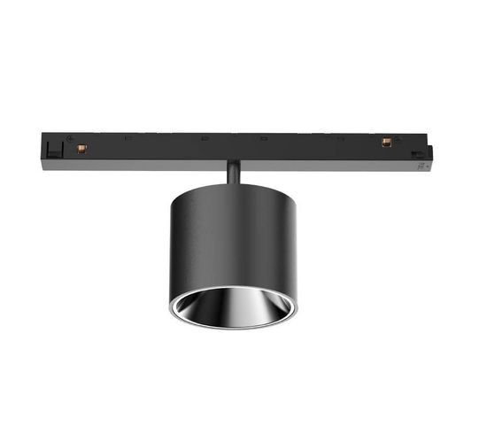 Eglo 648DS-509401-OOBLS LINE48V DS LED LED Stromschienenleuchte Ø72mm Schwarz Neutralweiss