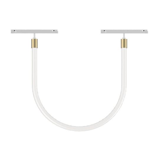 Eglo 648RU-309401-OOWHW LINE48V RU LED LED Stromschienenleuchte Ø30mm Weiss, Gold Neutralweiss