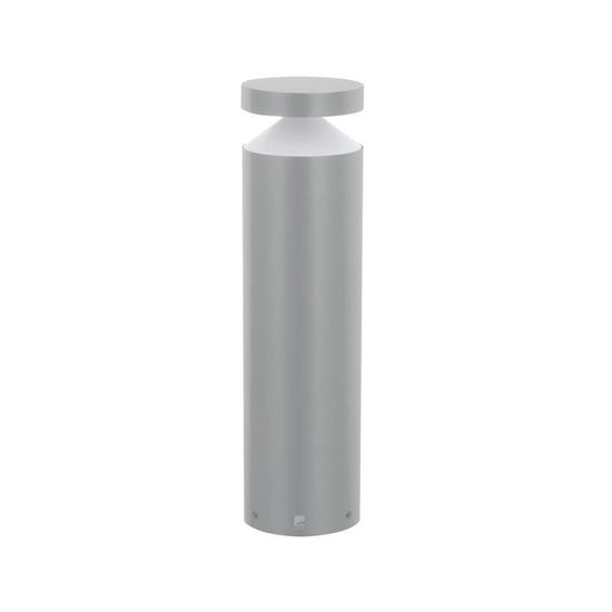 Eglo 65086 MELZO PRO LED Außen-Sockelleuchte 11W Ø135mm Silber Transparent Warmweiss IP65