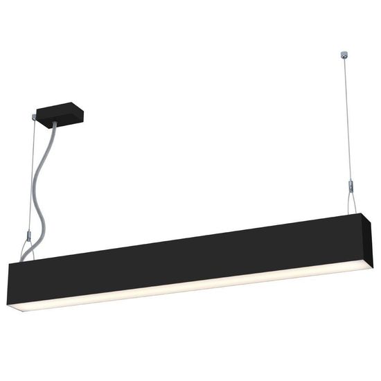 Eglo 66934 SEALZA 1 LED Hängeleuchte 78W 1710x70mm Schwarz Eloxiert Neutralweiss Dimmbar