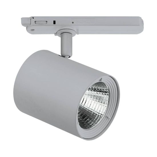 Eglo 67209 EGNATIA LED Leuchtspot 40W 40° Ø120mm Silber Neutralweiss Dimmbar