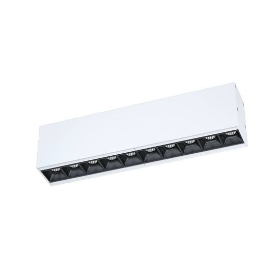 Eglo 67498 ALBAVILLA LED Deckenleuchte 2x10W 271x46mm Weiss Neutralweiss Dimmbar
