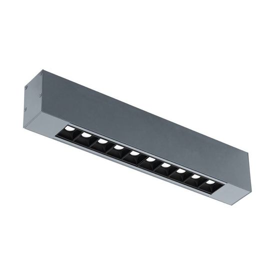 Eglo 67512 ALBAVILLA LED Deckenleuchte 2x10W 271x46mm Silber Warmweiss Dimmbar