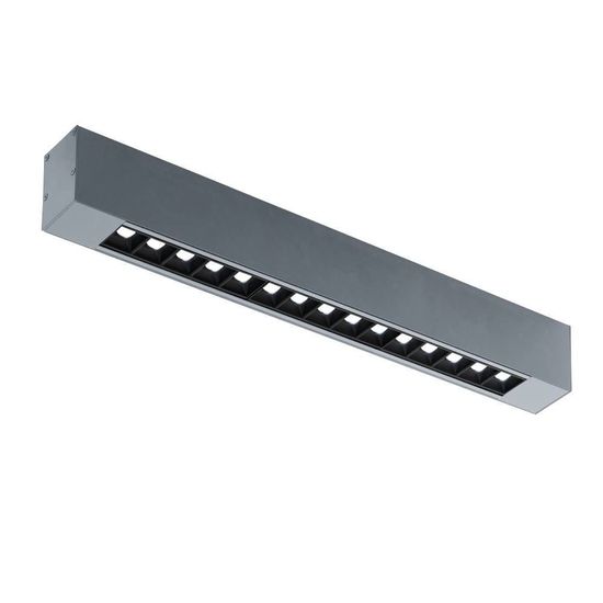 Eglo 67513 ALBAVILLA LED Deckenleuchte 3x10W 403x46mm Silber Warmweiss Dimmbar