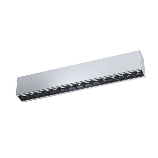 Eglo 67516 ALBAVILLA LED Deckenleuchte 3x10W 403x46mm Silber Neutralweiss Dimmbar