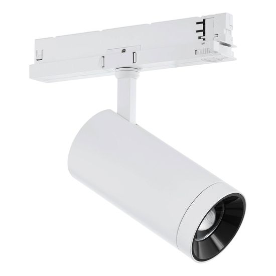 Eglo 67689 RIZOS LED LED Stromschienenleuchte 30W Ø90mm Weiss Neutralweiss
