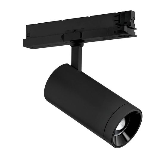 Eglo 67692 RIZOS LED LED Stromschienenleuchte 30W Ø90mm Schwarz Neutralweiss