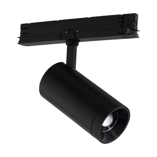 Eglo 67698 RIZOS LED LED Stromschienenleuchte 30W Ø90mm Schwarz Neutralweiss Dimmbar