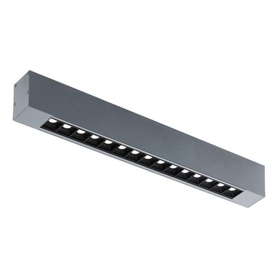 Eglo 67743 ALBAVILLA LED Deckenleuchte 3x10W 403x46mm Silber Neutralweiss Dimmbar