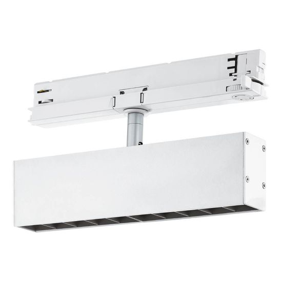 Eglo 67757 ALBAVILLA 3PHS LED LED Stromschienenleuchte 34,3W 271x38mm Weiss Warmweiss
