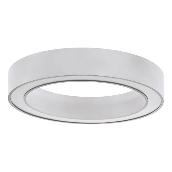 Eglo 68073 PASTRENGO 2 LED Wand- / Deckenleuchte 29W Ø500mm Silber Weiss Neutralweiss Dimmbar