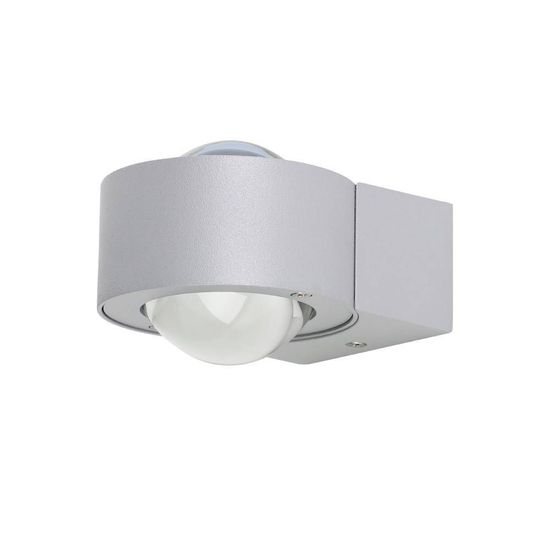 Eglo 68103 ONO PRO LED Wandleuchte 2x2,3W Silber Transparent Warmweiss